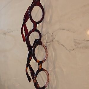 Set 2  Oprah style Retro New readers "cheaters" in 2.0 strength. High quality.